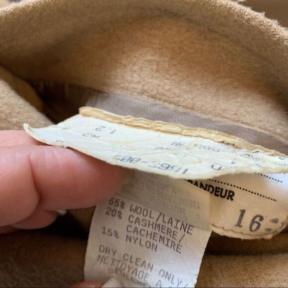 Vintage Aquascutum Double breasted wool and cashmere  camel coat - Picture 10 of 15